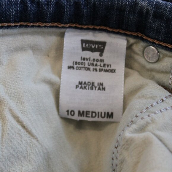 Levi's Perfectly Slimming Straight 512 Jeans Sz 10M - Picture 7 of 9